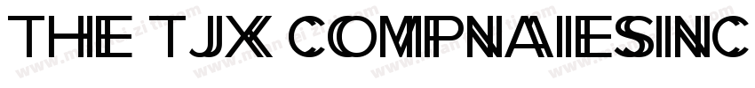 THE TJX COMPNAIESINC字体转换